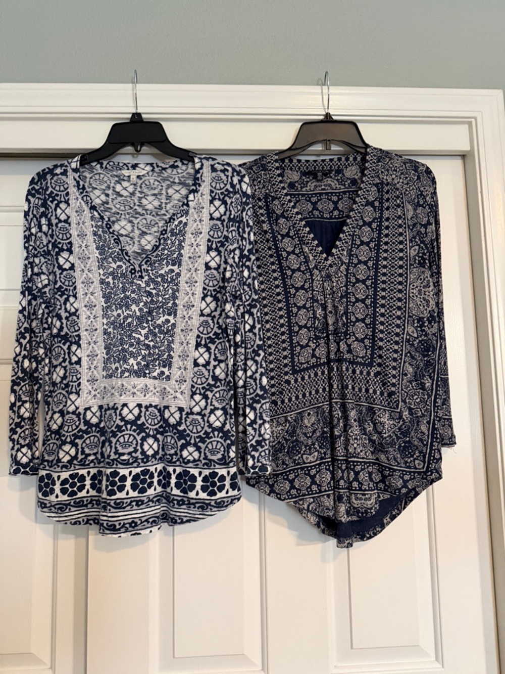 Bundle of Lucky Brand Navy and White Tops